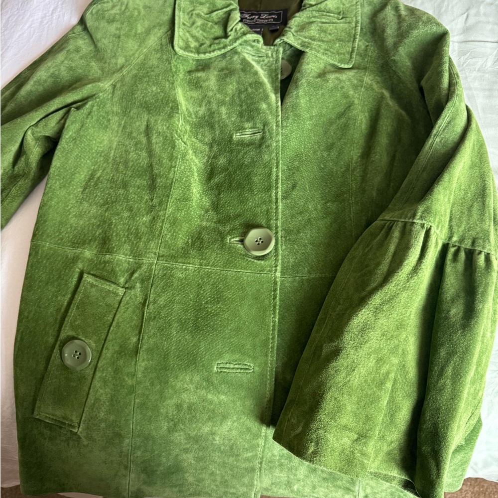 Terry Lewis Classic Luxury Green Women's Jacket